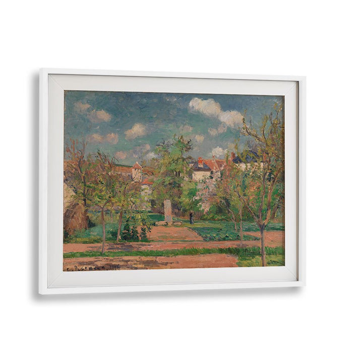 GARDEN IN FULL SUNLIGHT (LE JARDIN AU GRAND SOLEIL, PONTOISE) , VINTAGE PAINTINGS