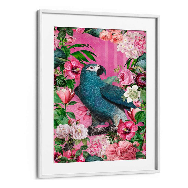 PARROTS PARADISE II , ANIMAL PAINTINGS