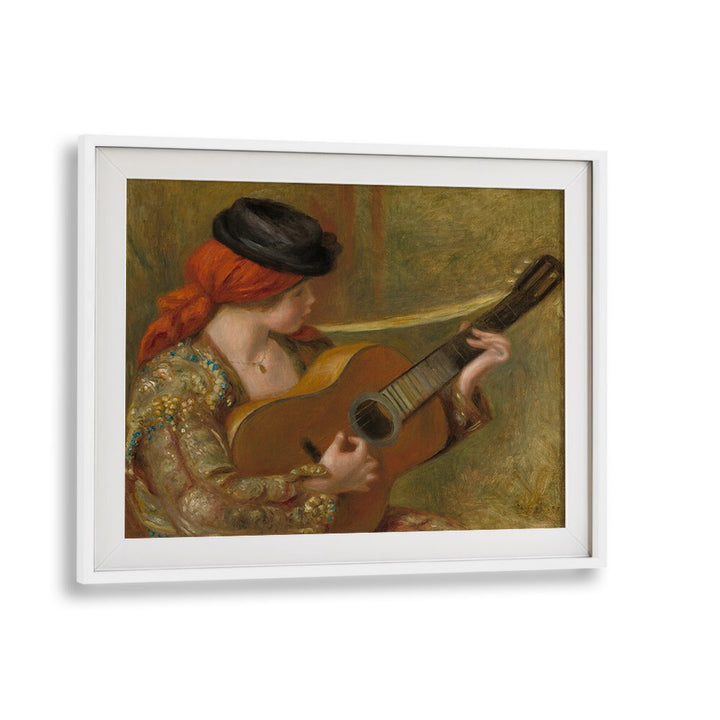 YOUNG SPANISH WOMAN WITH A GUITAR (1898) , VINTAGE PAINTINGS