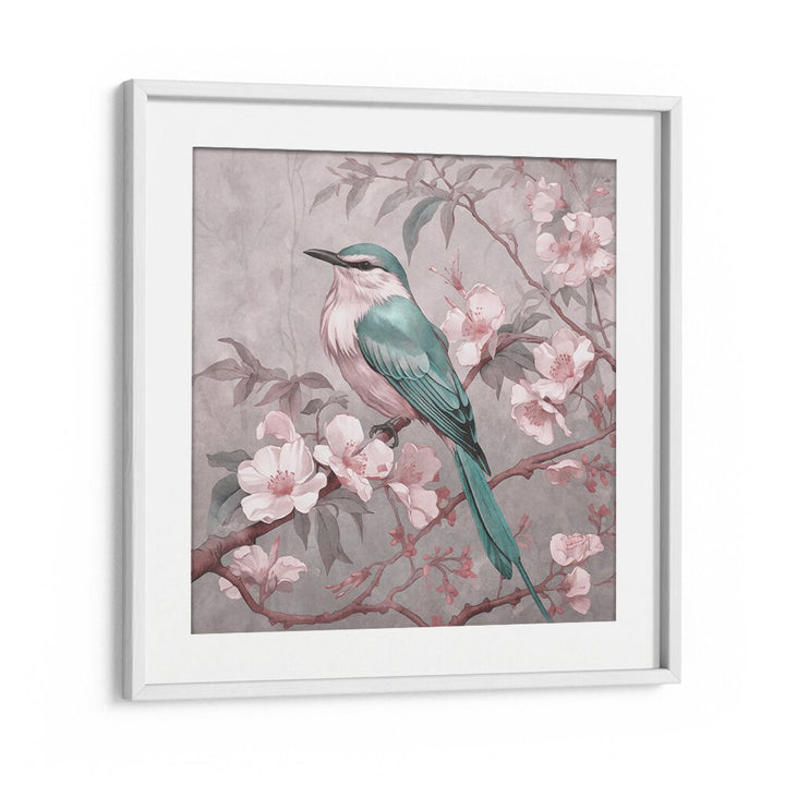 CHINOISERIE BIRD SPRING VIBES III BY ANDREA HAASE , WILDLIFE POSTERS, WILDLIFE PAINTINGS