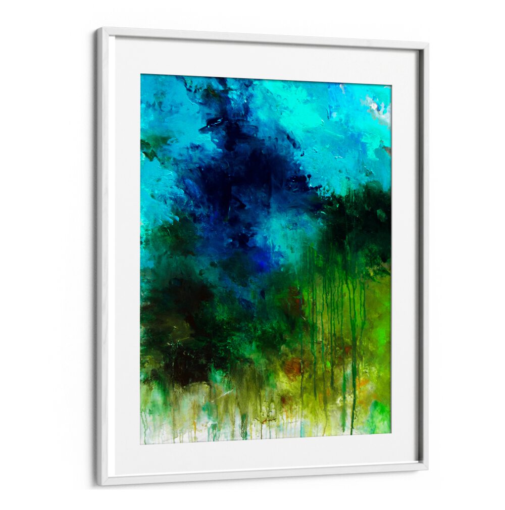 Vibrant hues blend beautifully in ABSTRACTION DESIGN VI, ABSTRACT PAINTINGS, perfect for modern home decor.