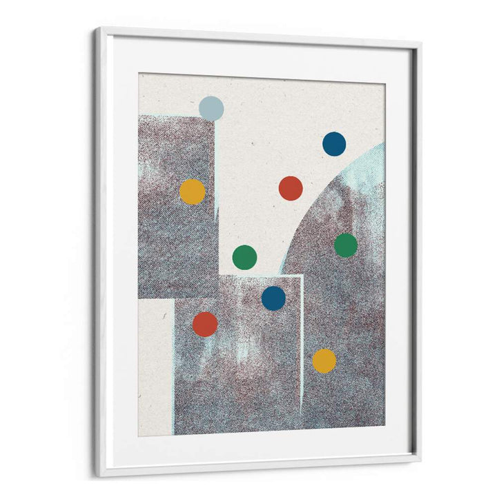 RETRO DOTS NO.1 , GEOMETRIC ART PRINTS
