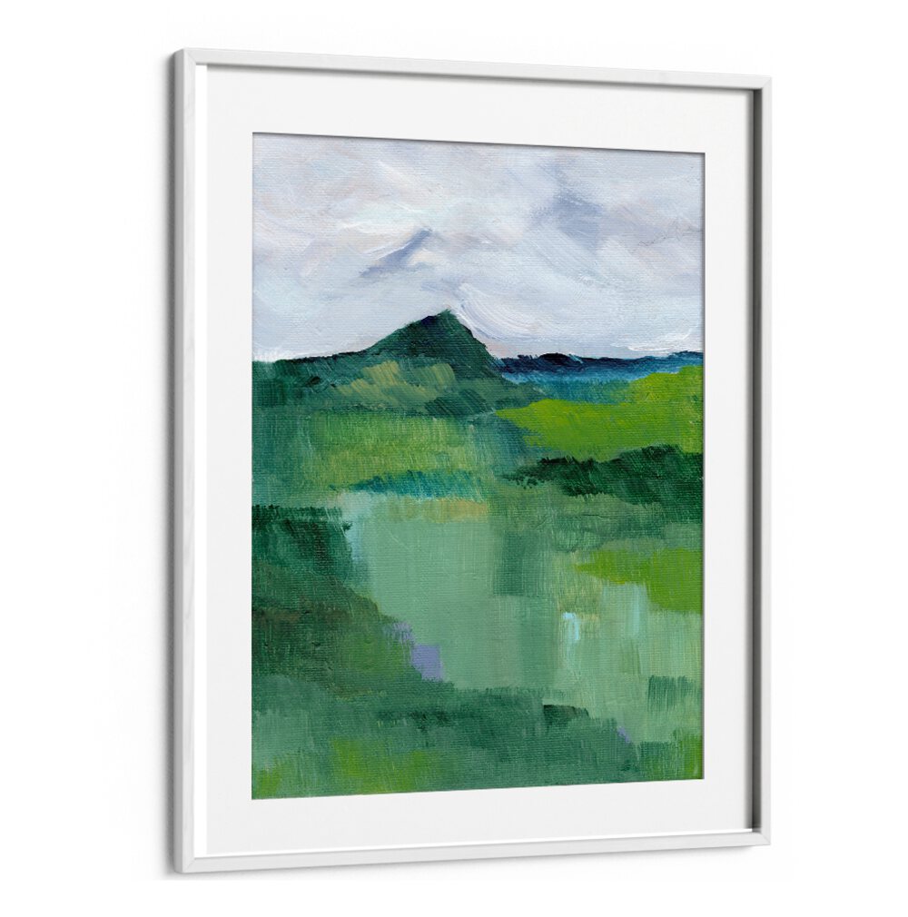 GREEN LANDSCAPE III , LANDSCAPE PAINTINGS