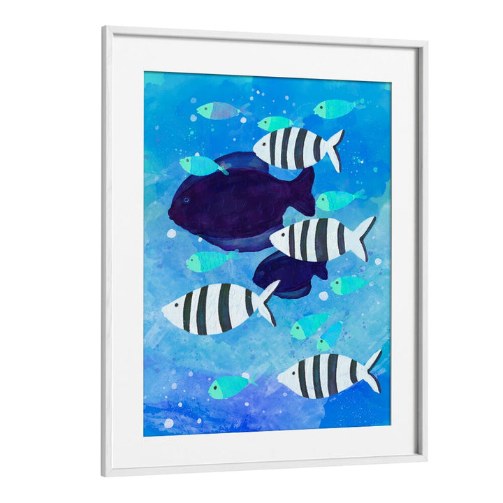 FISHES , BEACH PRINTS , COASTAL WALL ART PRINTS