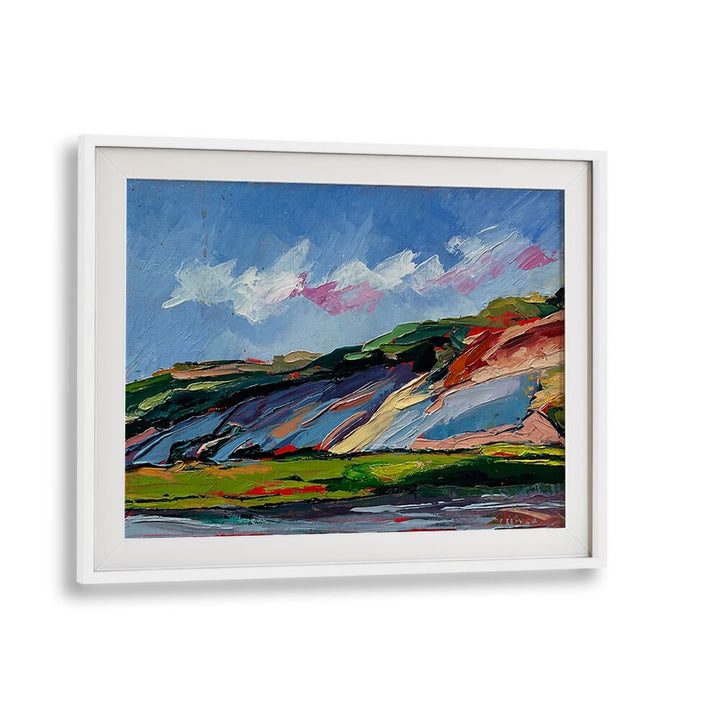 COLORFUL DUNES , LANDSCAPE PAINTINGS