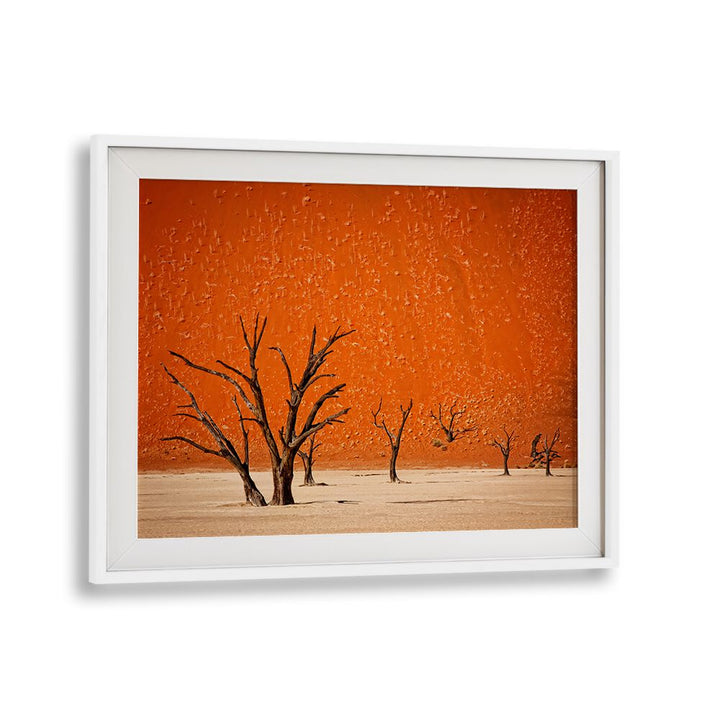 Transform your space with THE OLDER, PHOTOGRAPHY PRINTS showcasing striking silhouettes against a vibrant orange backdrop.