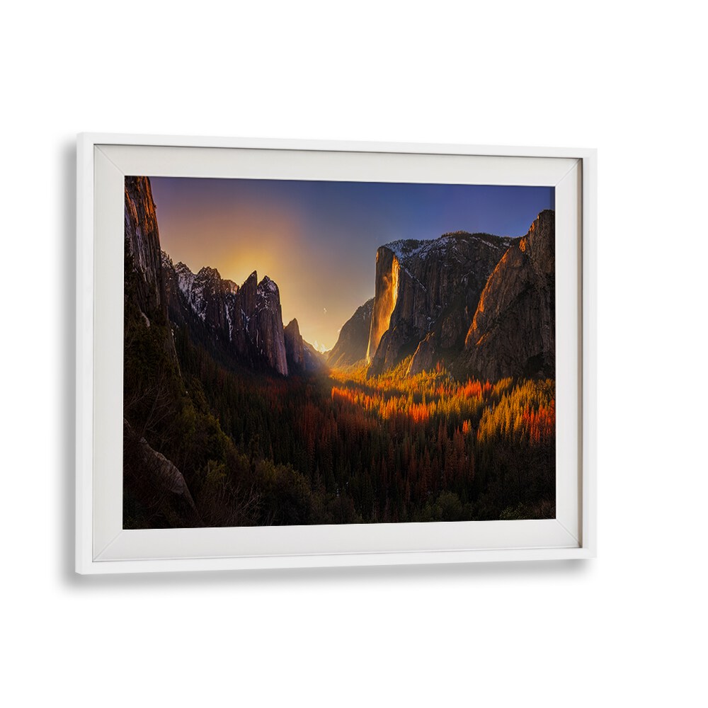 YOSEMITE FIREFALL BY YAN ZHANG , LANDSCAPE PHOTO PRINTS