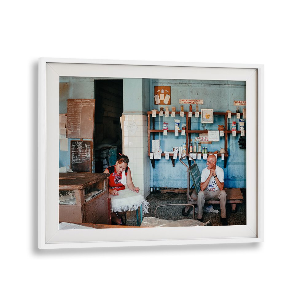 Explore TIENDA CUBANA, PHOTOGRAPHY PRINTS, showcasing vibrant street life and authentic urban moments.