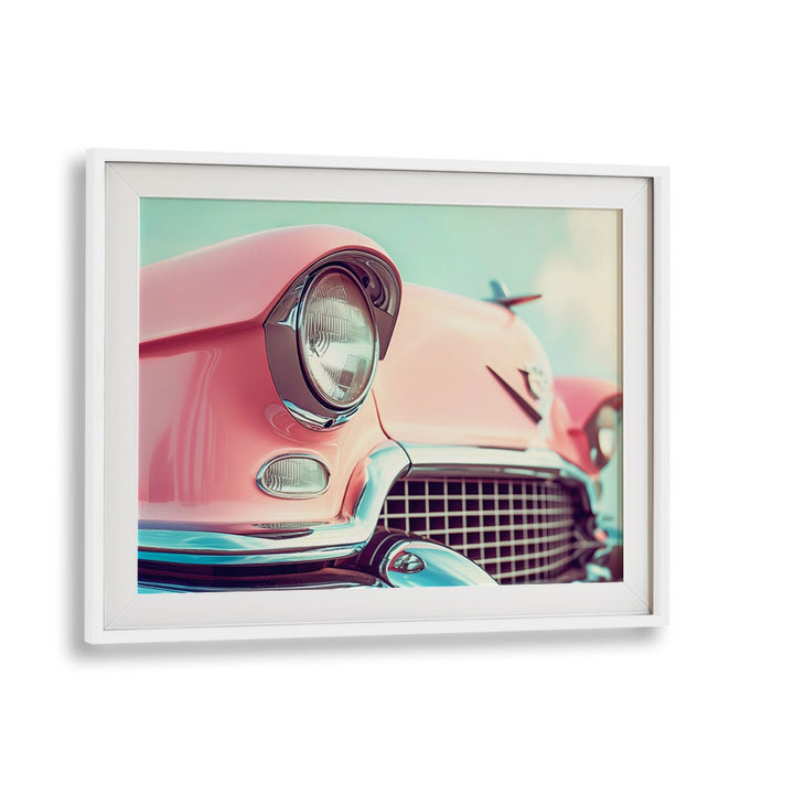 Stylish PINK CLASSIC CAR by Philippe Hugonnard, perfect for CAR POSTERS lovers and collectors.