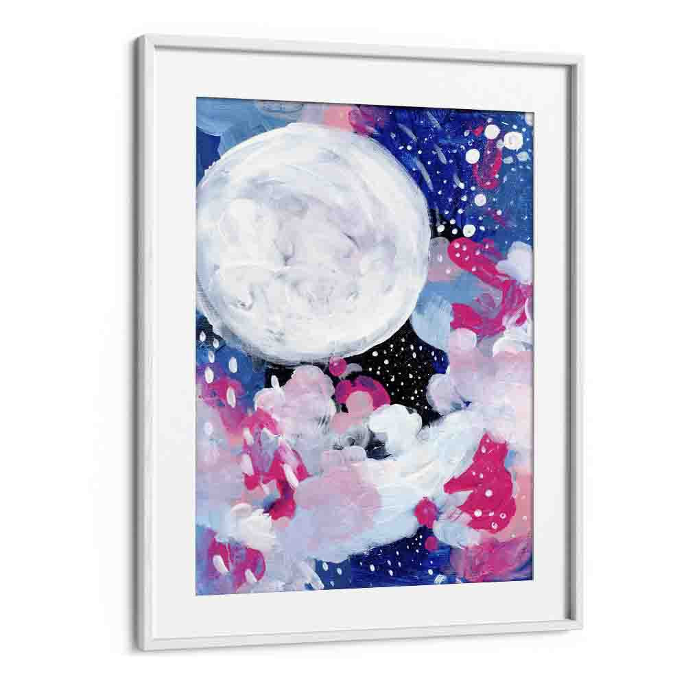 MAGIC MOON BY EJAAZ HANIFF, ABSTRACT ART PAINTINGS