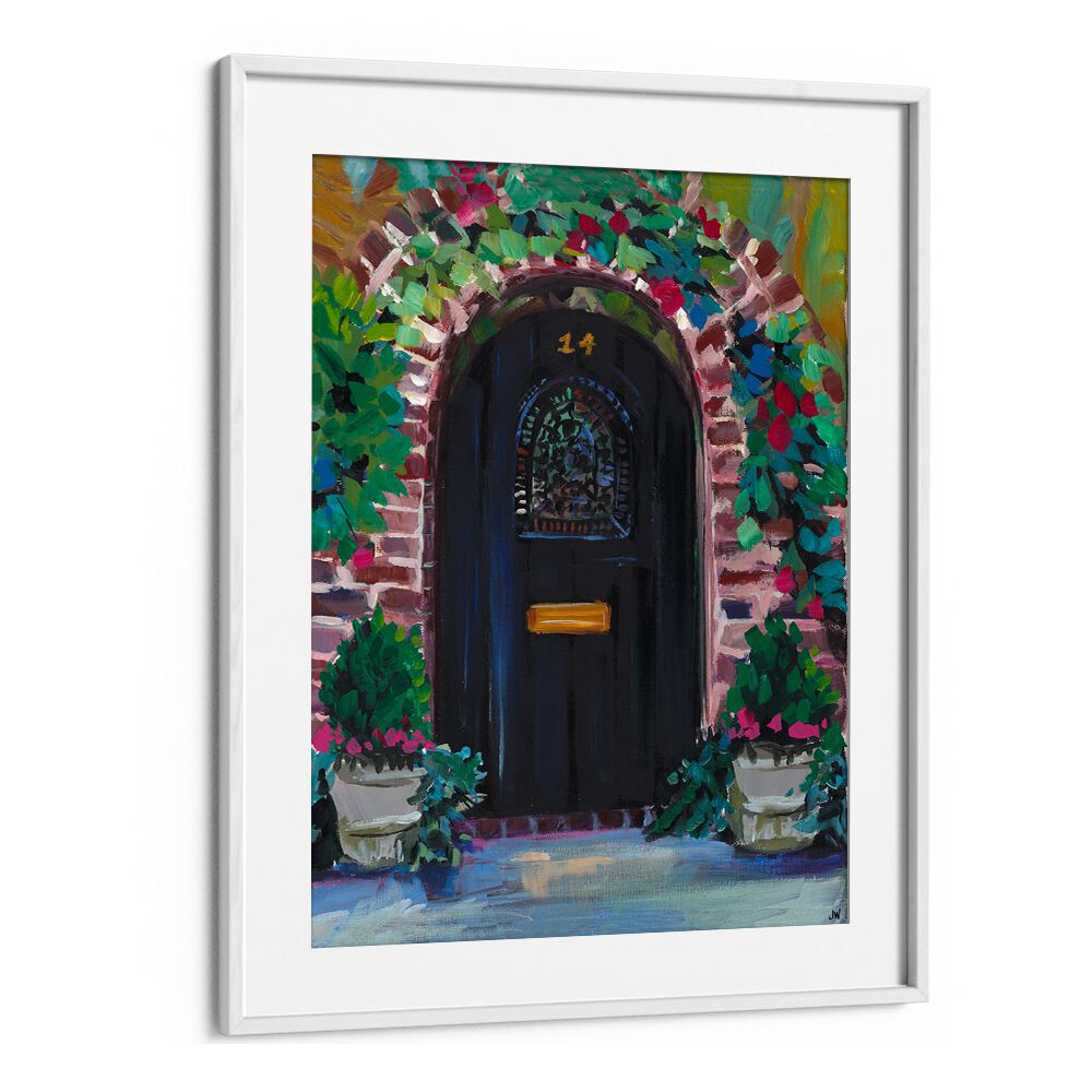 Stunning BLACK DOOR, FLORAL FLOWER PAINTINGS enhance any space with vibrant colors and bold artistry. Perfect decor choice!