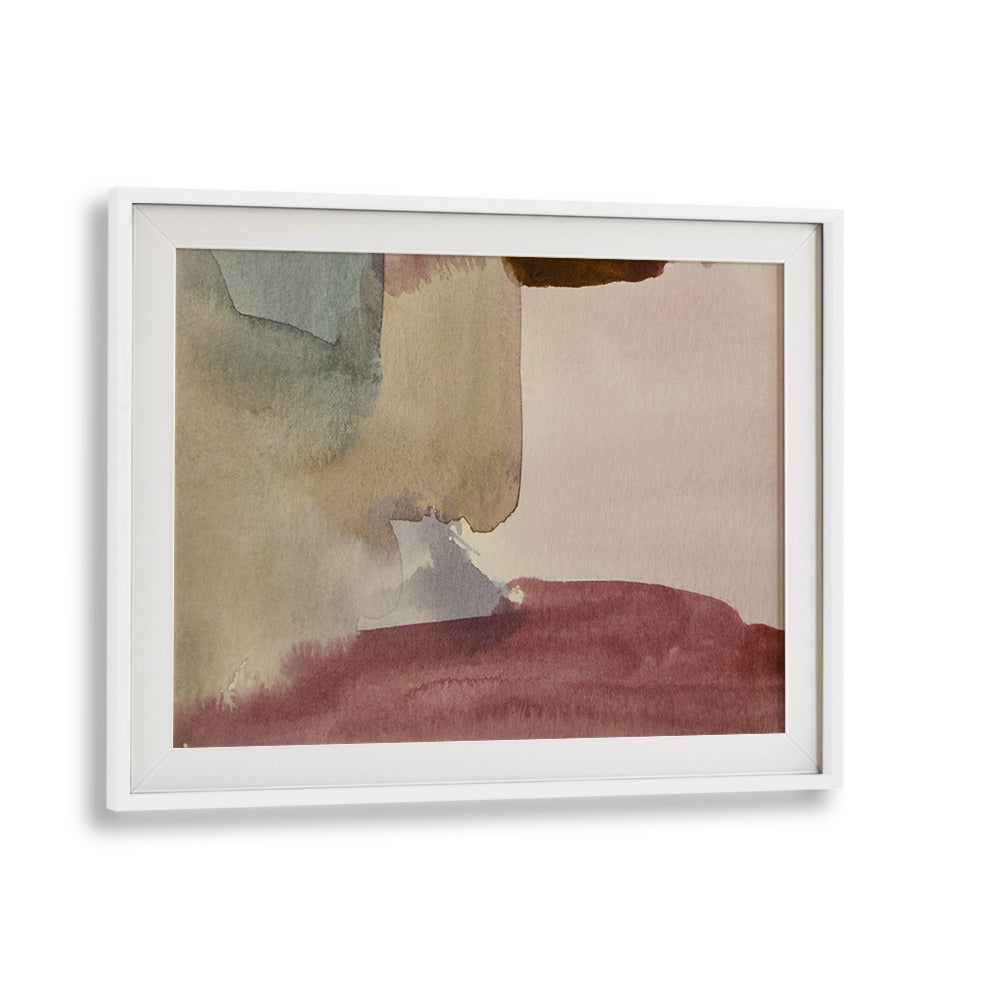 Framed abstract painting showcasing washes of earthy tones, perfect for modern decor. Elevate your space with WASHES OF EARTHY TONES, ABSTRACT PAINTINGS.