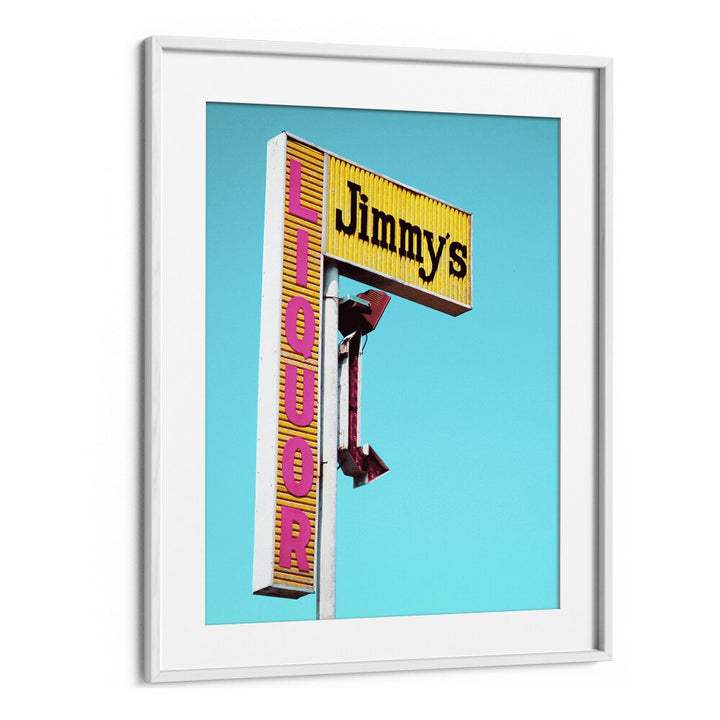 surreal painting - JIMMY'S LIQUOR SIGN by Asianmonk