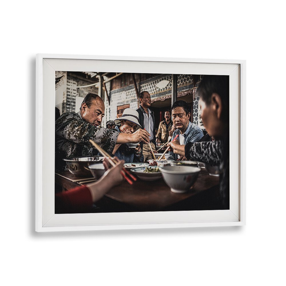 Heartwarming FAMILY LUNCH IN DALI, PHOTOGRAPHY PRINTS showcase vibrant family moments and culinary connections.