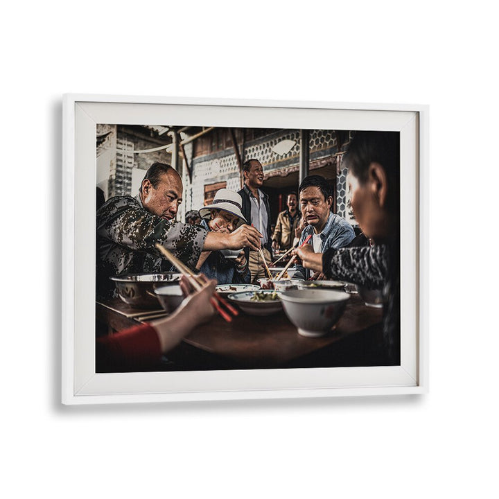 Heartwarming FAMILY LUNCH IN DALI, PHOTOGRAPHY PRINTS showcase vibrant family moments and culinary connections.
