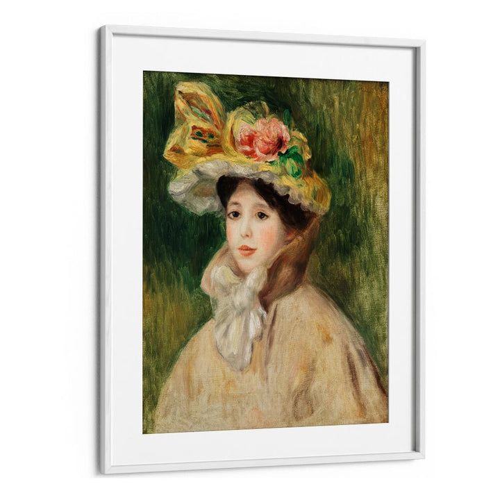 WOMAN WITH CAPELINE : FEMME Ã LA CAPELINE (EARLY 1890S) , VINTAGE PAINTINGS