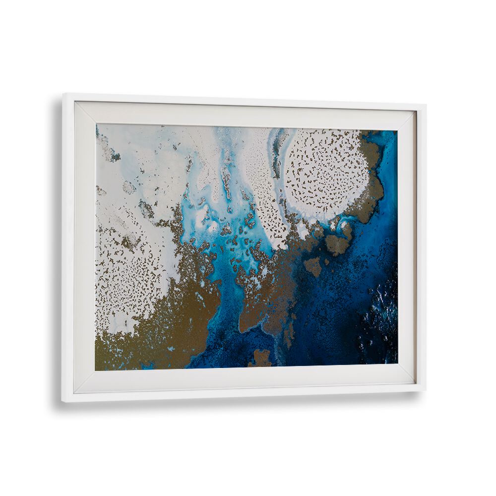 Vibrant hues and intricate designs define the MARINE PERSIAN AFFAIR, a stunning abstract painting for your space.