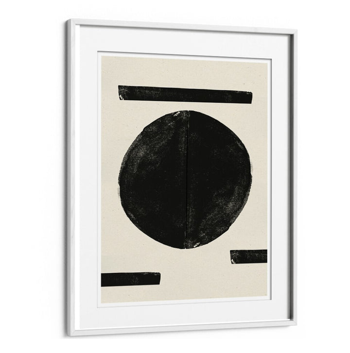 Stylish ZEN NR4 Geometric Art Prints featuring modern black and white design, perfect for any contemporary space.