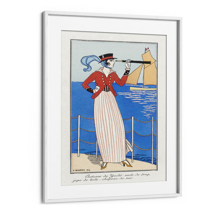 COSTUMES PARISIENS: COSTUME DE YACHT (1914) , VINTAGE PAINTINGS