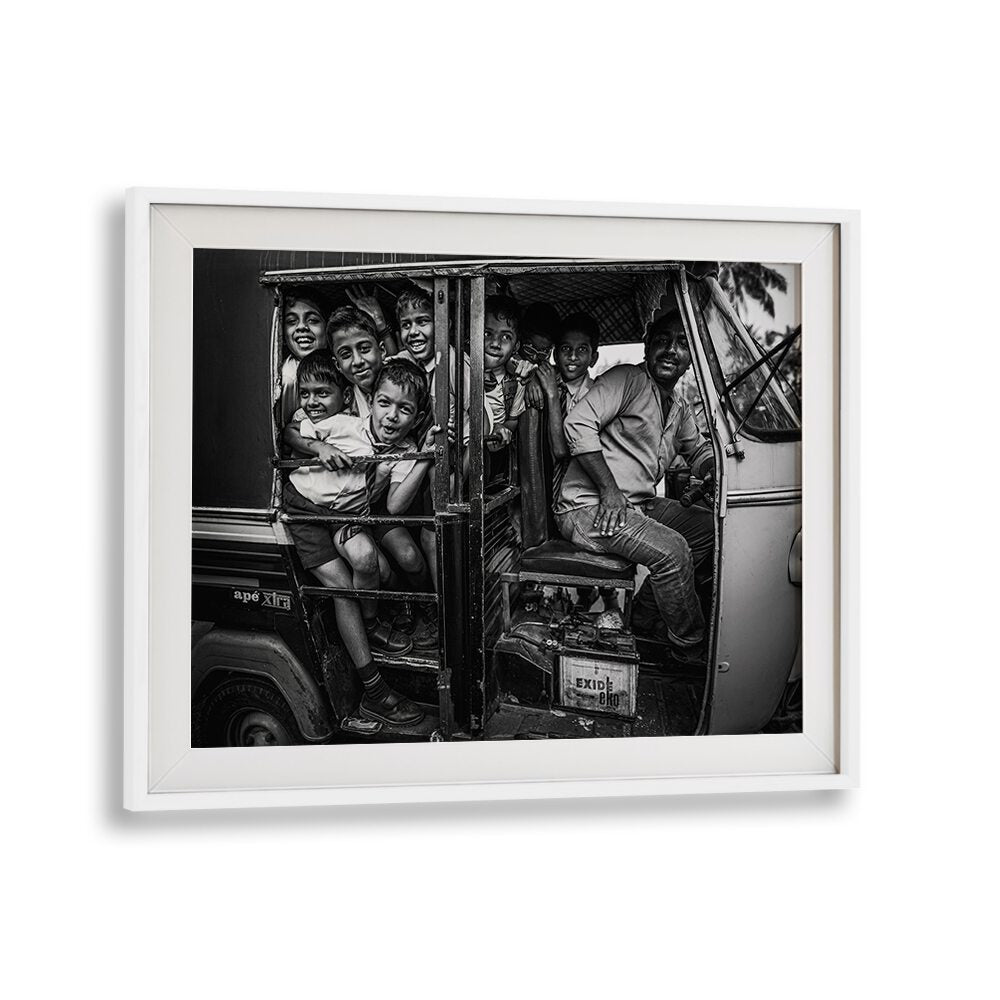 TUK TUK CHILDREN WAGON, PHOTOGRAPHY PRINTS capture joyful moments of kids in a vibrant tuk tuk, perfect for art lovers.