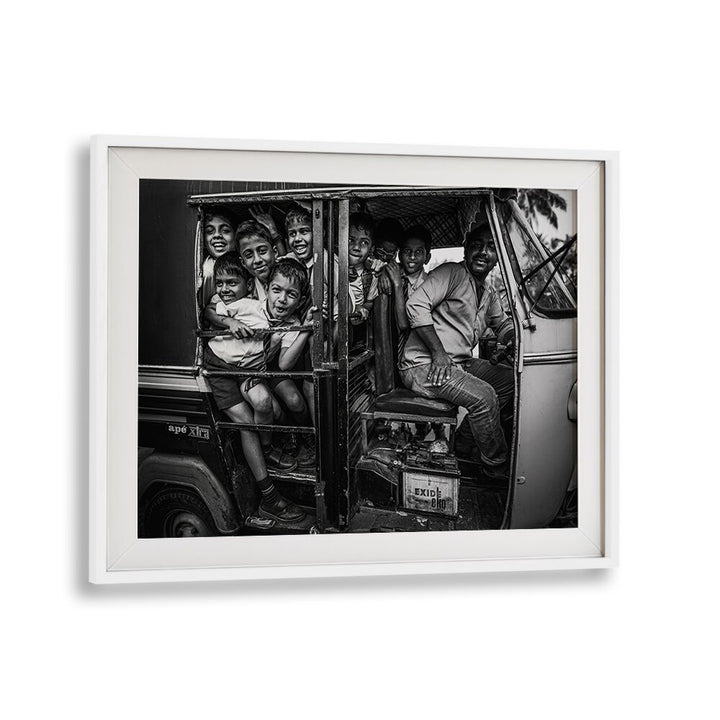 TUK TUK CHILDREN WAGON, PHOTOGRAPHY PRINTS capture joyful moments of kids in a vibrant tuk tuk, perfect for art lovers.