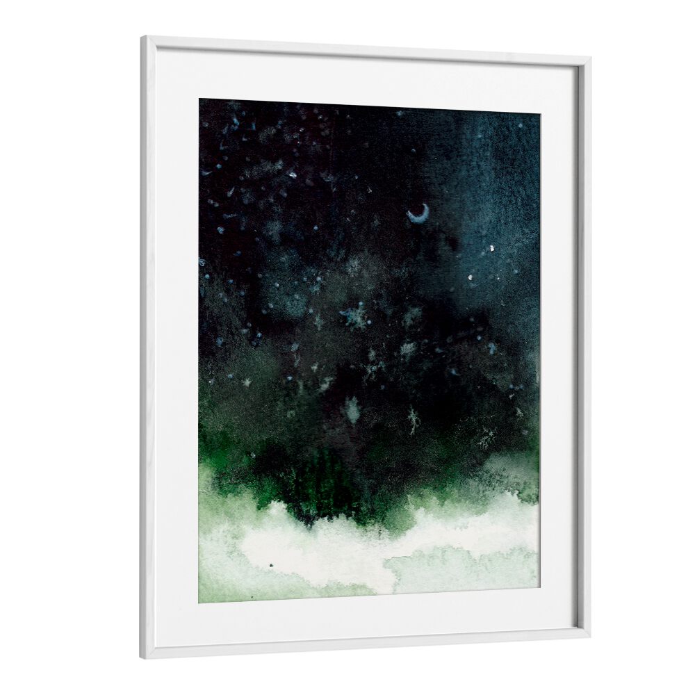 INDIAN LAKE NIGHT SKY , LANDSCAPE PAINTINGS