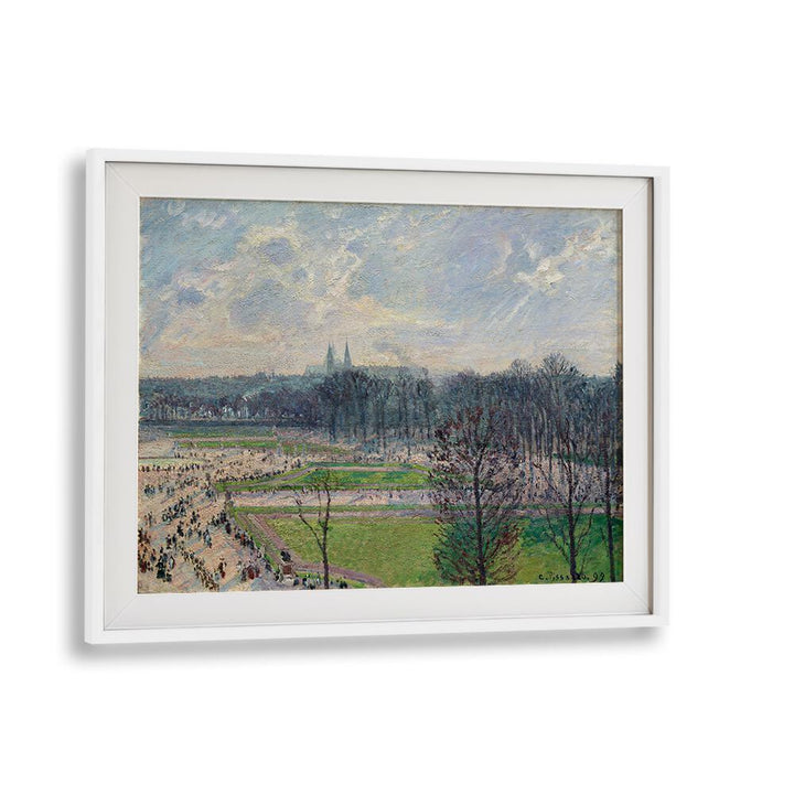 THE GARDEN OF THE TUILERIES ON A WINTER AFTERNOON (1899) , VINTAGE PAINTINGS