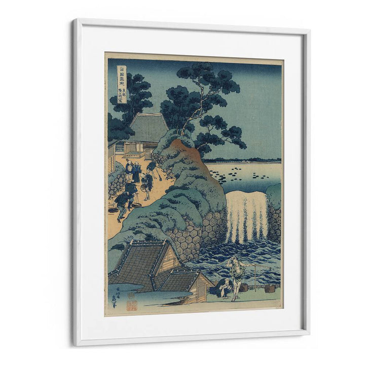 TŌTO AOIGAOKA NO TAKI. ORIGINAL FROM THE LIBRARY OF CONGRESS BY KATSUSHIKA HOKUSAI, JAPANESE PAINTINGS