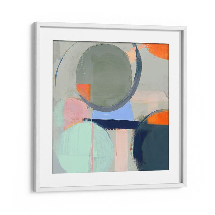 Colorful TURNAROUND, ABSTRACT PAINTINGS showcase modern design, perfect for enhancing any room's aesthetic.