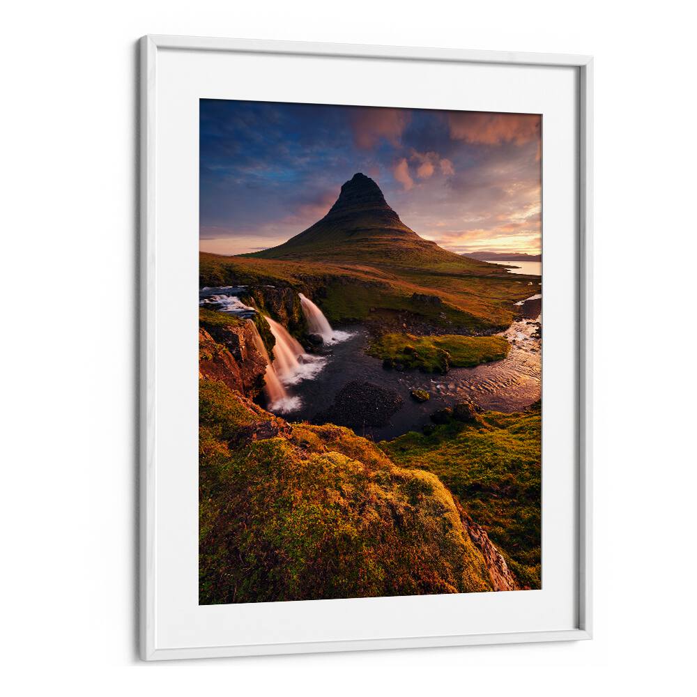 GOOD MORNING ICELAND VERTICAL BY STEFAN HEFELE , LANDSCAPE PHOTO PRINTS