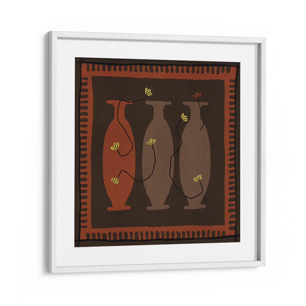 Stylish OUT OF VASE BLOOMS V, KITCHEN POSTERS featuring unique vases and floral designs for modern home decor.