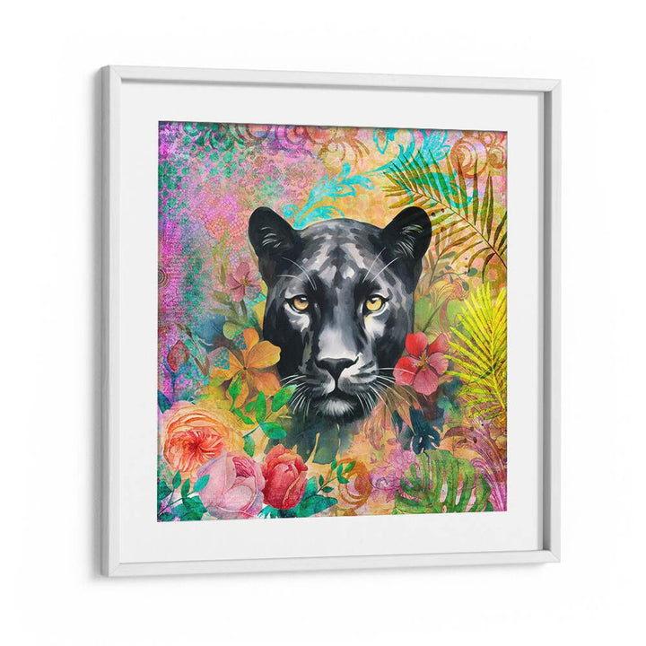 CHEETAH TROPICAL GARDEN III BY ANDREA HAASE , WILDLIFE POSTERS, WILDLIFE PAINTINGS