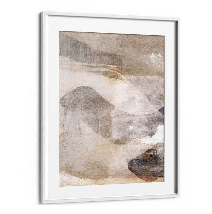 Elegant LAYERS Abstract Paintings featuring soft tones and textures, perfect for enhancing your living space.