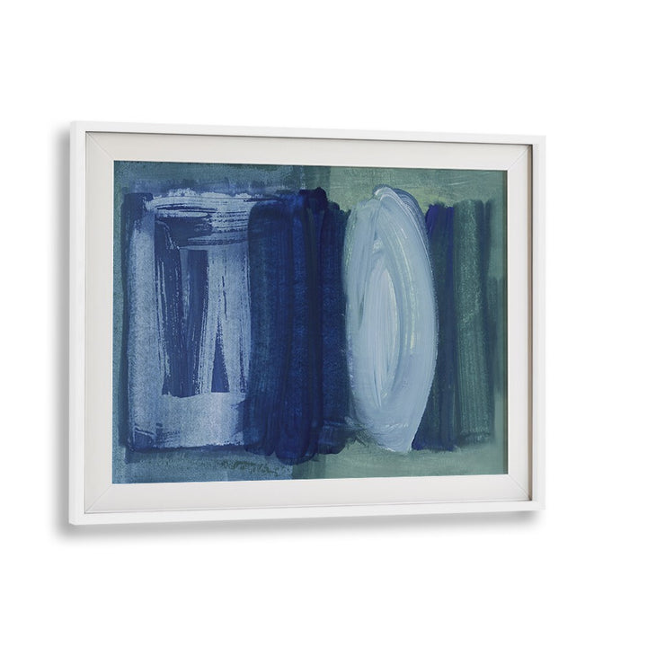 Captivating BRUSHSTROKES BLUE GREEN, ABSTRACT PAINTINGS, perfect for transforming any home or office decor.