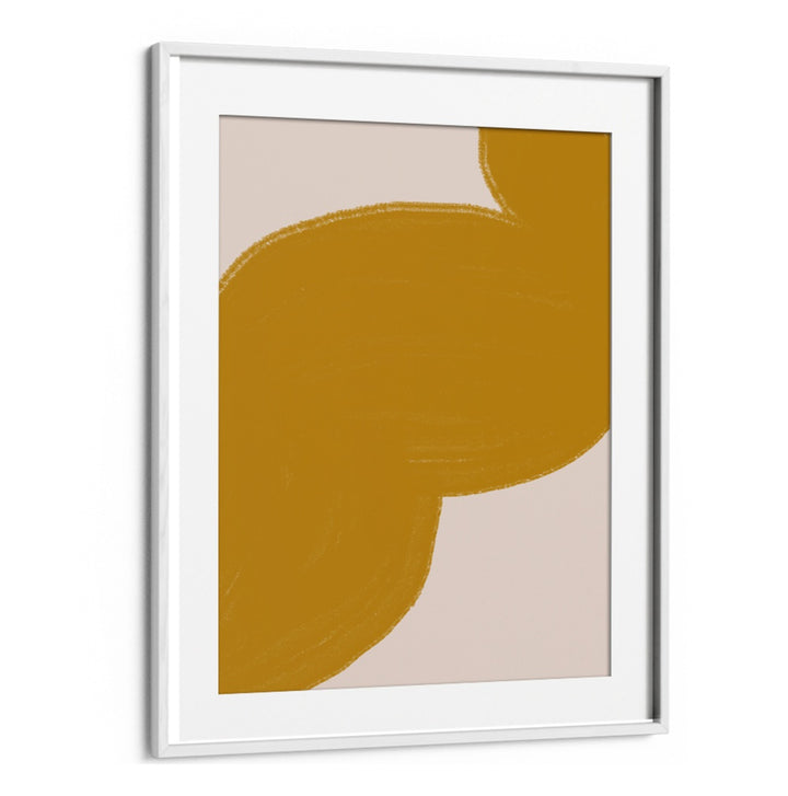 MUSTARD SHAPE ORGANIC , ABSTRACT PAINTINGS