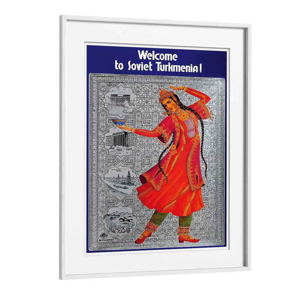 TURKMENIA , VINTAGE TRAVEL POSTERS