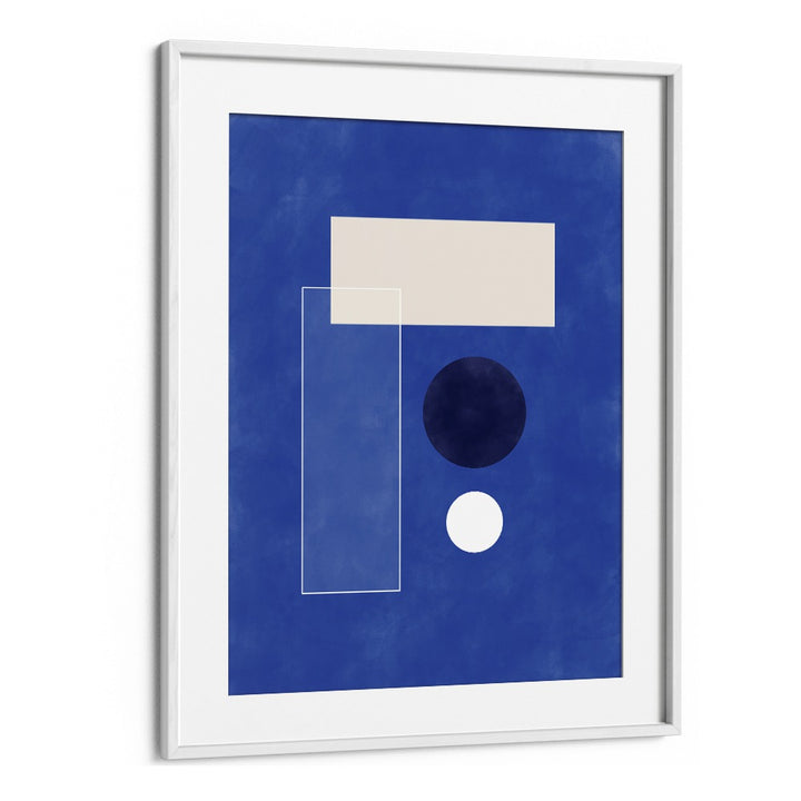 SIMPLE BLUE FORMS , GEOMETRIC ART PRINTS