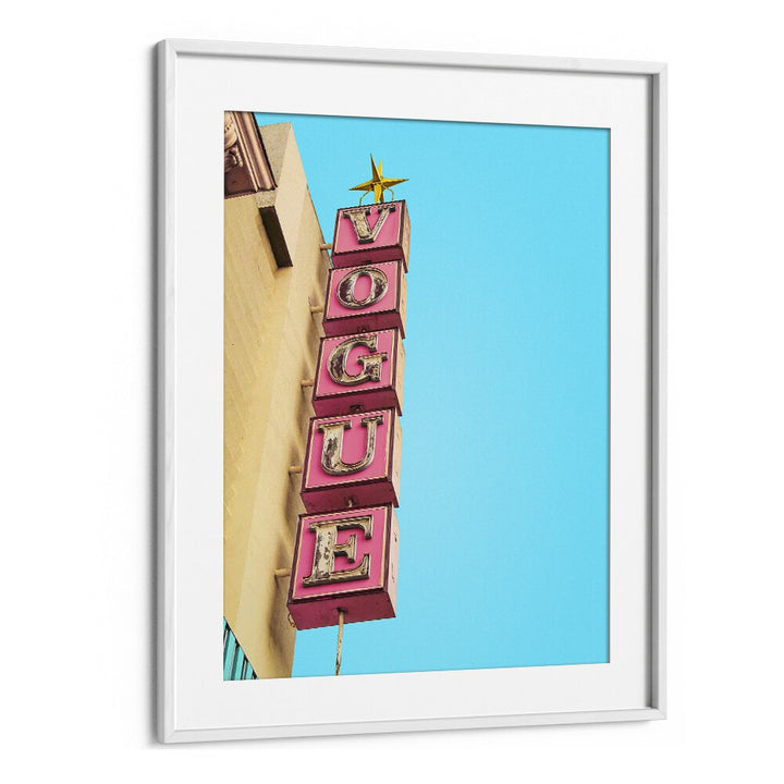 surreal painting - VOGUE THEATRE SIGN IN HOLLYWOOD by Asianmonk