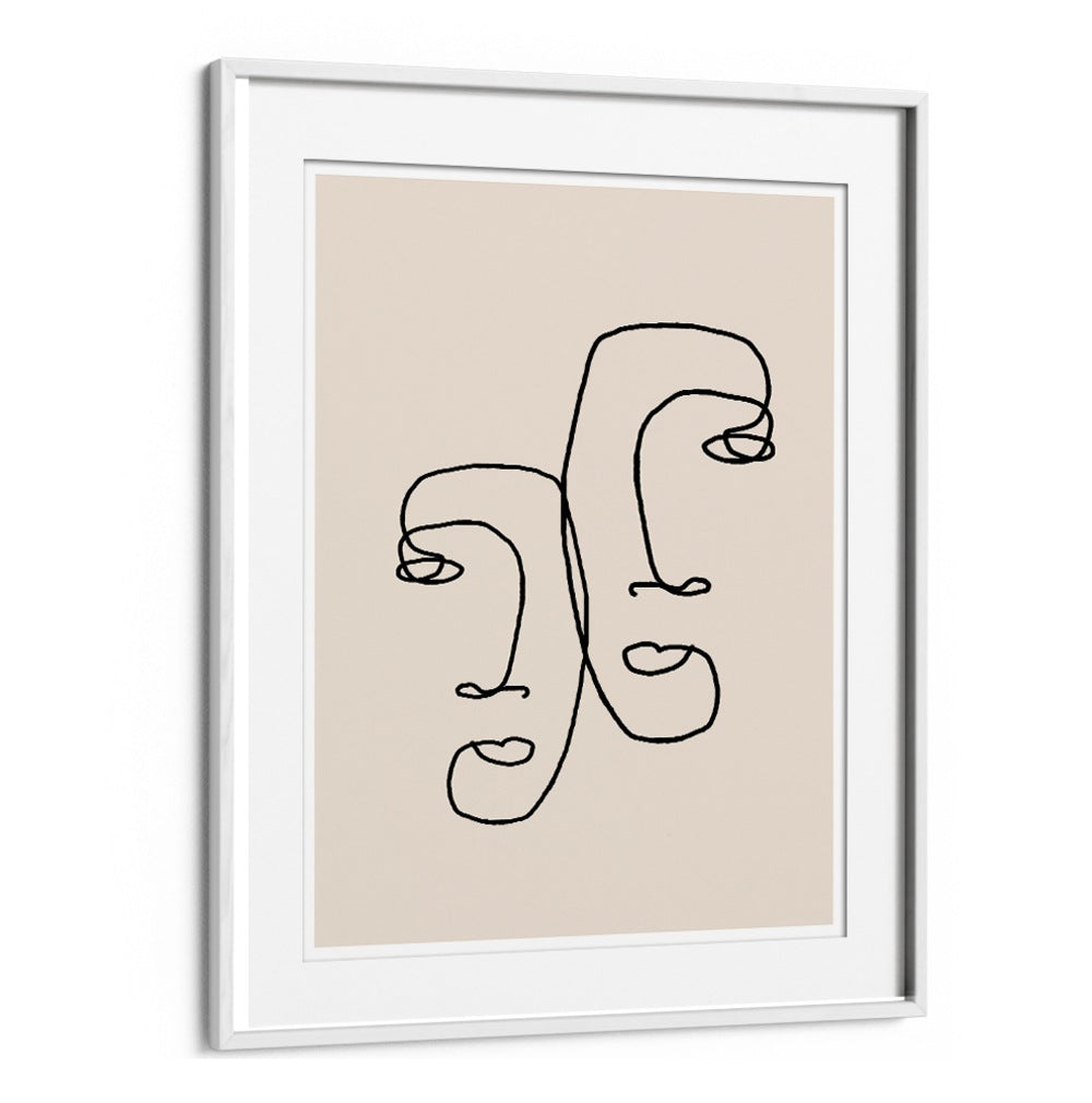 Elegant I LOOK OVER AT YOU, LINE ART PAINTINGS showcasing minimalist line drawings to enhance any room's charm.
