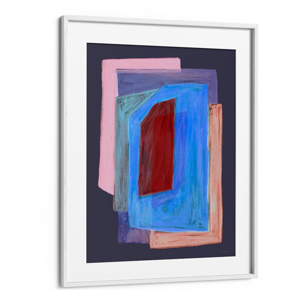 CHALKS AND SHAPES II , GEOMETRIC ART PRINTS
