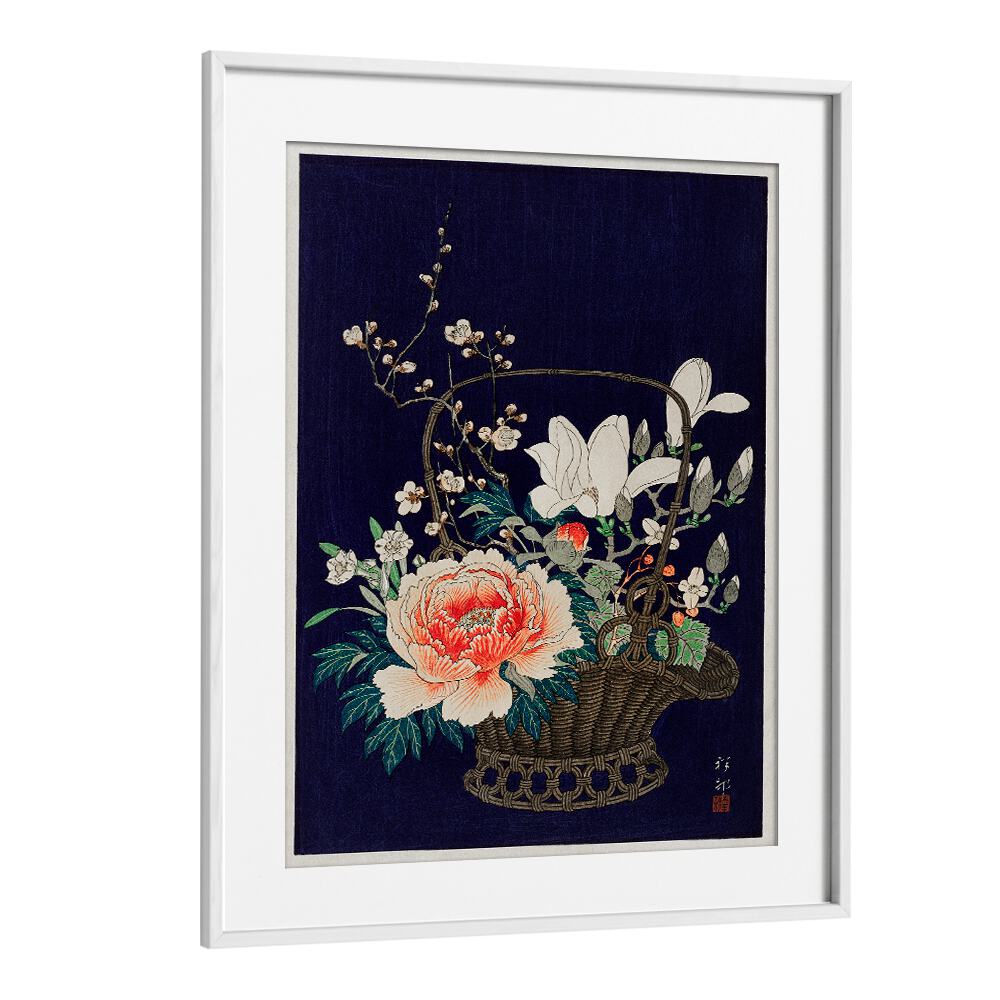 BAMBOO FLOWER BASKET (1932) , JAPANESE PAINTINGS , JAPANESE ART PRINTS