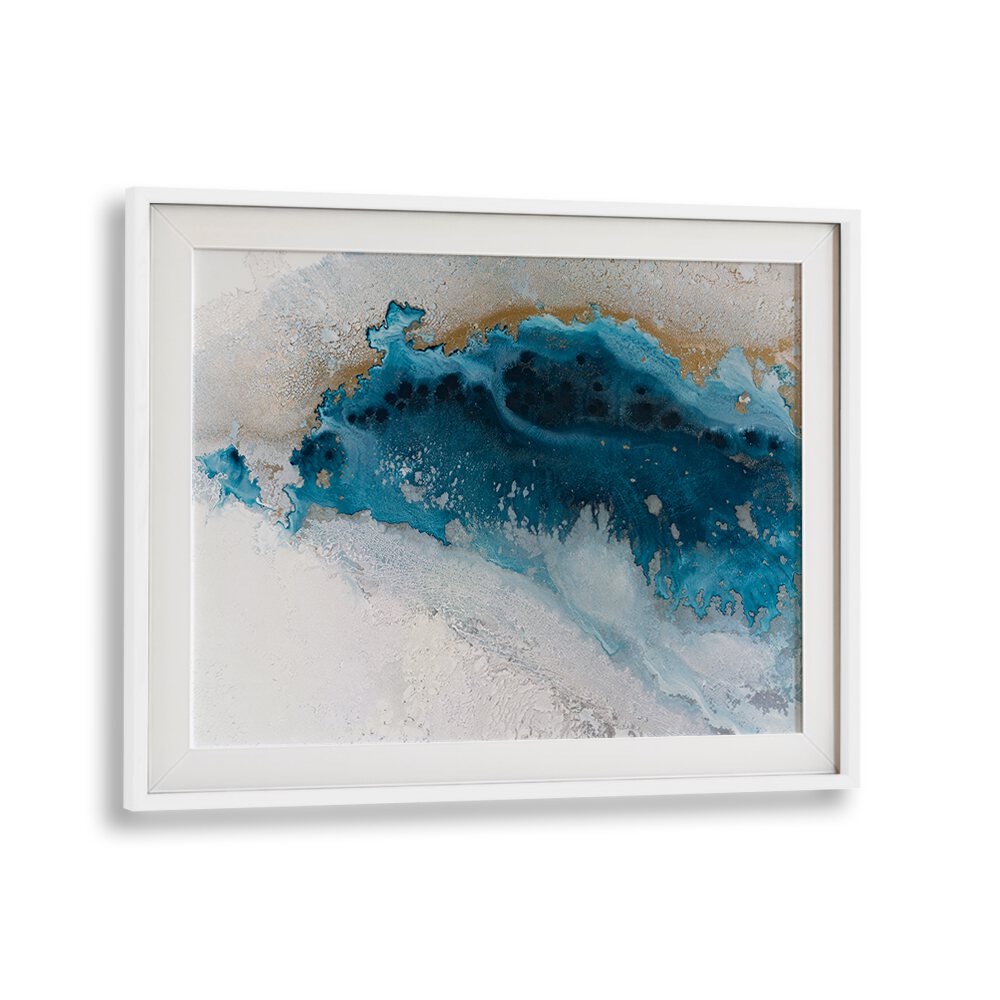 Vibrant COASTAL ROYAL GLOW, ABSTRACT PAINTINGS, adding a captivating touch to any space in your home.