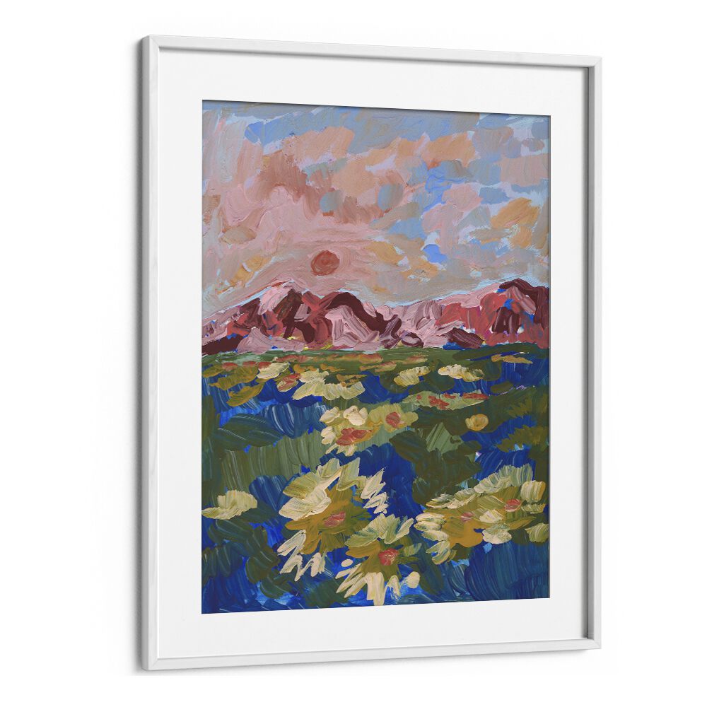 Eleanor Baker painting - WILD FLOWER MOUNTAIN I by Asianmonk