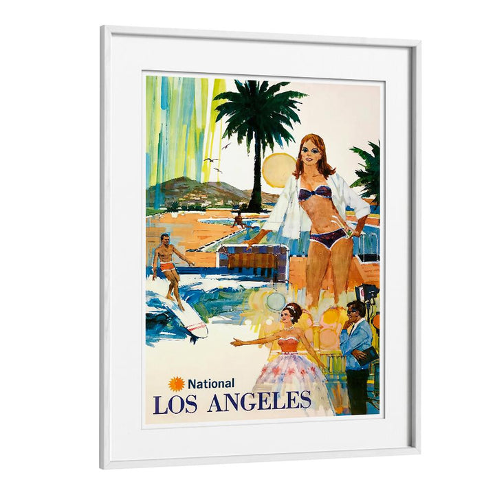 Vibrant LOS ANGELES I, VINTAGE TRAVEL POSTERS showcase iconic culture and landscapes to enhance your home decor.