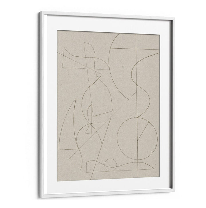 Sophisticated FOUNDED, ABSTRACT PAINTINGS featuring unique shapes and soft tones, ideal for modern home décor.