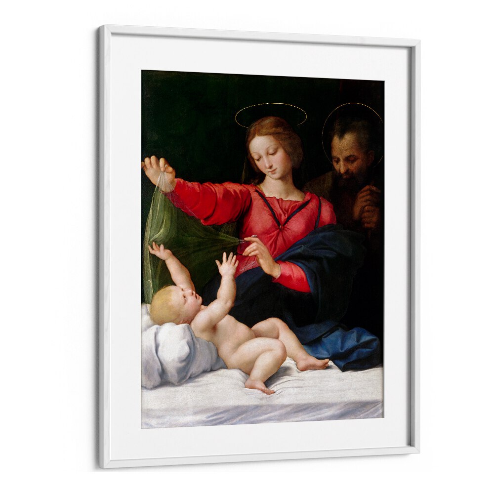 MADONNA OF LORETO (1509) BY RAPHAEL RAFFAELLO , VINTAGE PAINTINGS