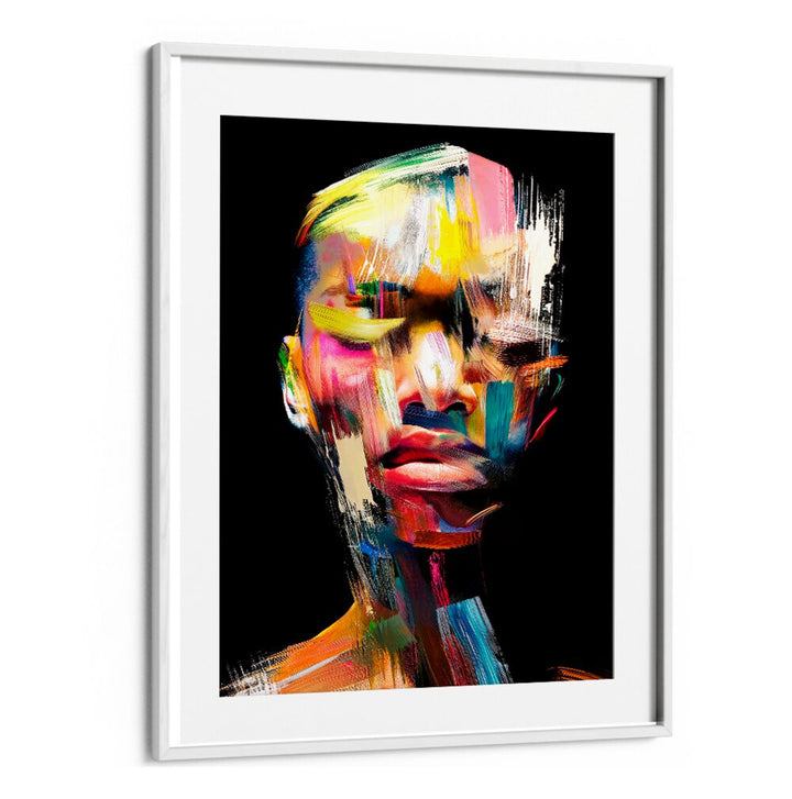 Vibrant and striking, the FACELESS III, ABSTRACT PAINTINGS showcases modern artistic expression by Philippe HUGONNARD.