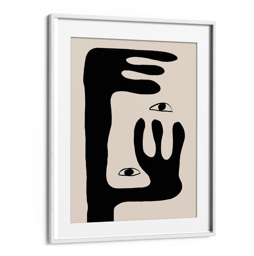 ABSTRACT FACE NO2 , LINE ART PAINTINGS