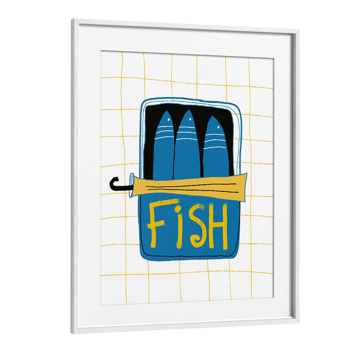 TINNED FISH III , KITCHEN POSTERS , KITCHEN ART PRINTS