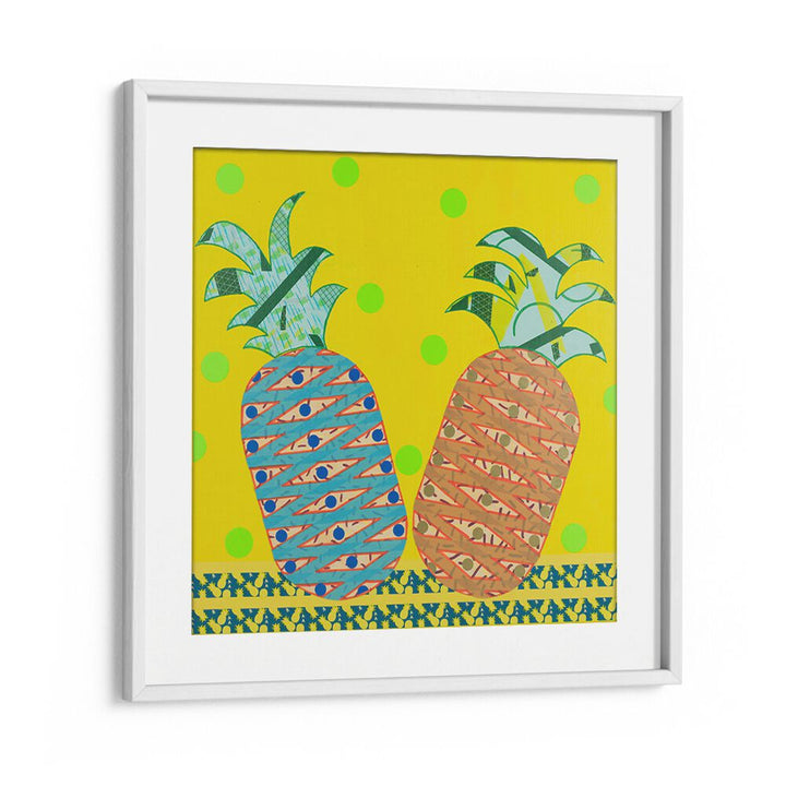 Colorful PINEAPPLES KITCHEN POSTERS bring a tropical flair to your decor, perfect for any kitchen space.